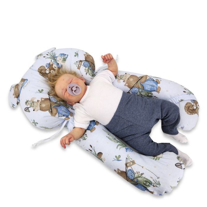 Ergonomisks spilvens mazulim - kokons  45x70cm "Comfort" Zoo Nugat