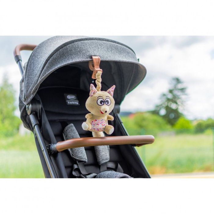 Mīksta izglītojoša rotaļlieta "Owl pink" 