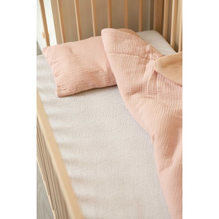 Bērnu palags ar gumiju "Dots" 120x60