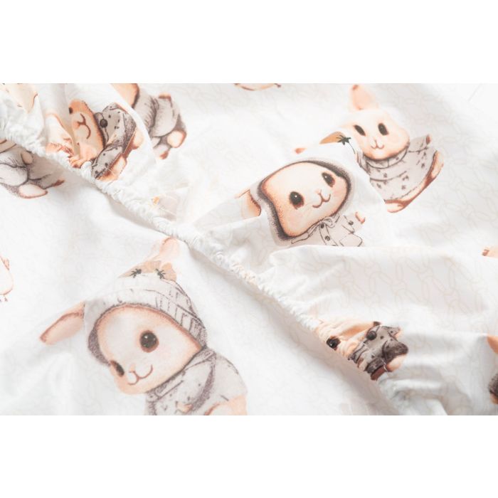 Bērnu palags ar gumiju  60x120 cm "Lissie" 