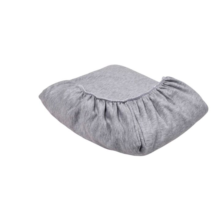 Bērnu palags ar gumiju  "Melange " pelēks 