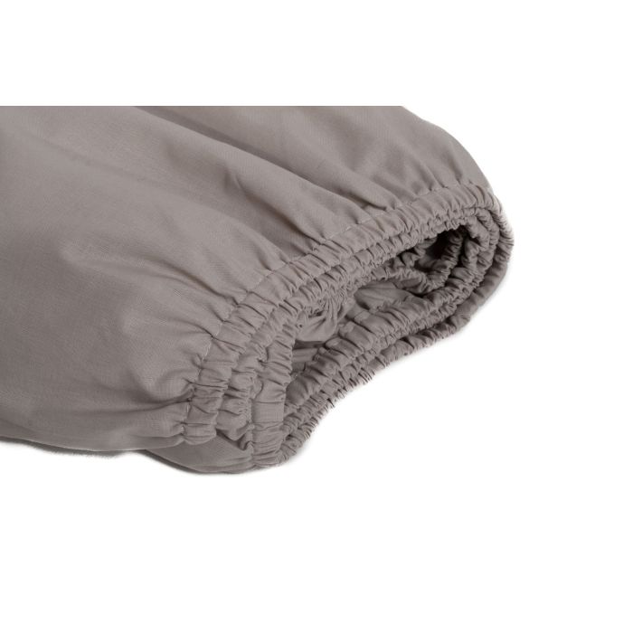 Bērnu palags ar gumiju "Gentle grey" - kokvilna 