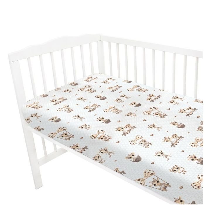 Komplekts jaundzimušajam no 6 daļām "Giraffee" dusty pink