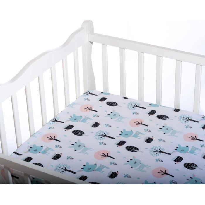 Bērnu palags ar gumiju "Rudolf"  120x60