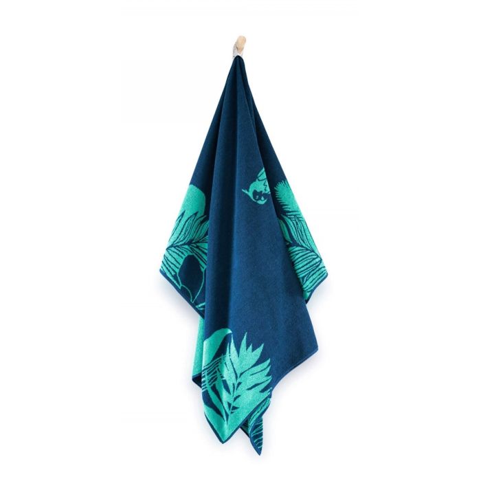 Dvielis (Ēģiptes kokvilnas) "Rio" 100x160 cm zils