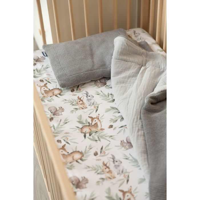 Bērnu palags ar gumiju "Deer" 120x60 