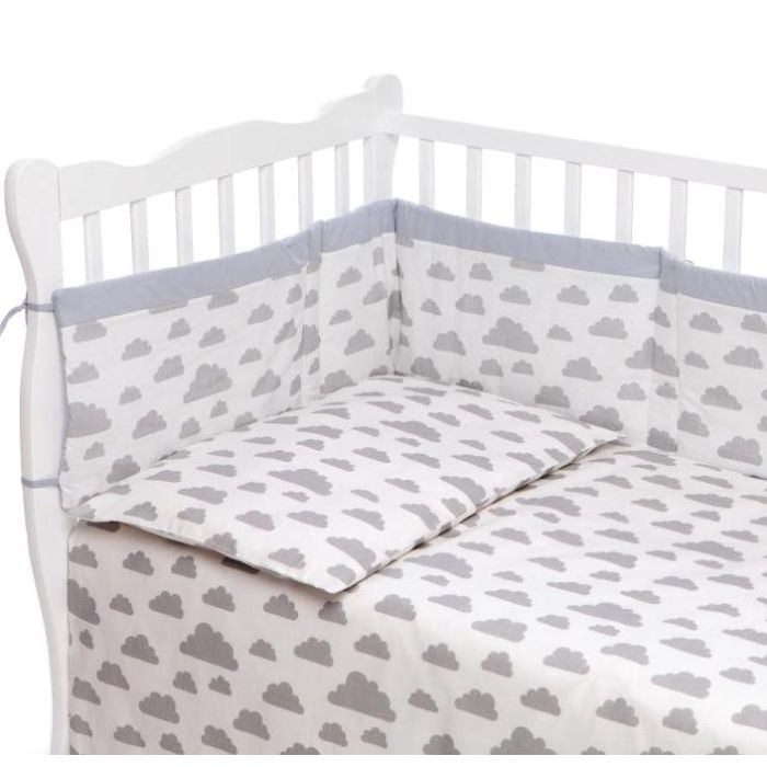 Patalynė kūdikiams su apsaugėlėmis 