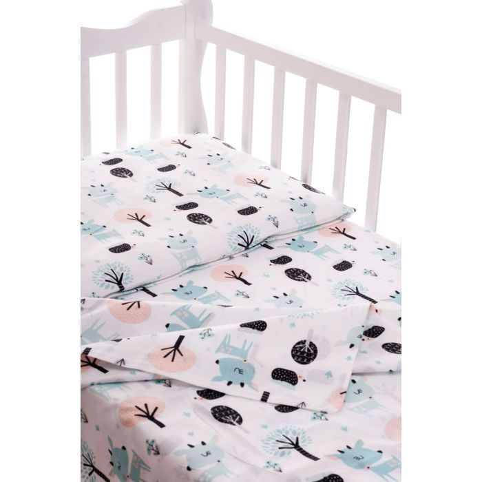 Bērnu gultas veļa šūpulim 80x70cm  "Rudolf" 