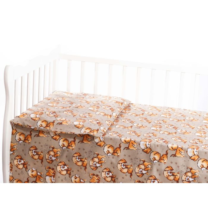 Gultas veļa bērniem 135x100 "Puppy"  
