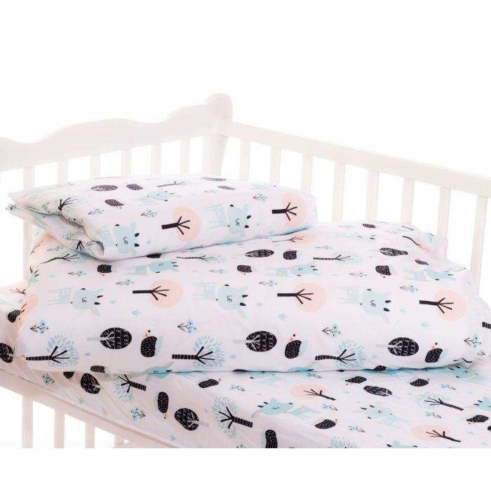 Bērnu gultas veļa šūpulim 80x70cm  "Rudolf" 