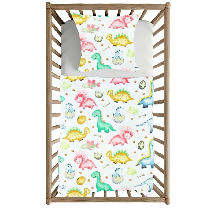 Gultas veļa bērniem 135x100 "Dino"  