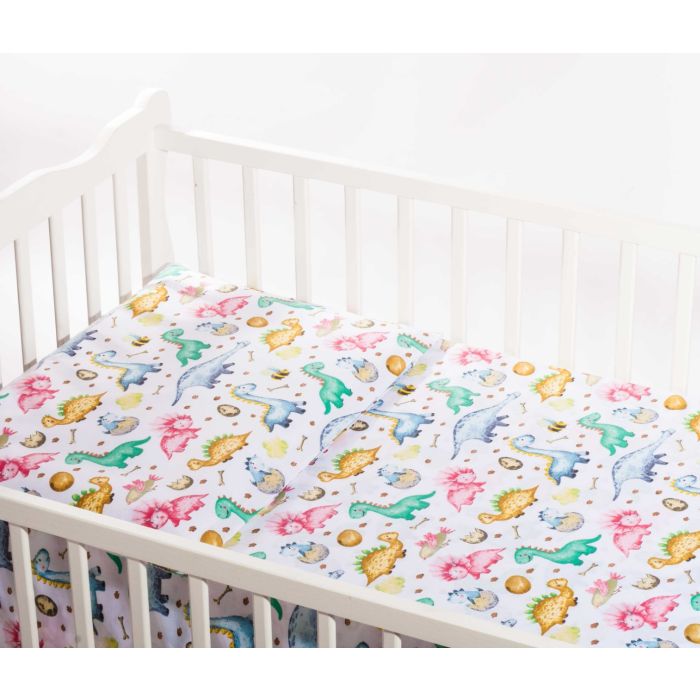 Gultas veļa bērniem 135x100 "Dino" 