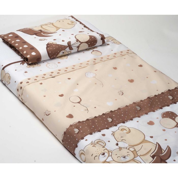Gultas veļa bērniem 135x100 "Sweet bear" 