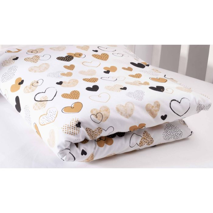 Bērnu gultas veļa šūpulim 80x70cm "My love" 