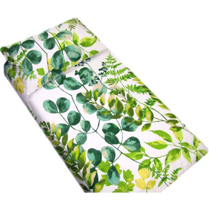 Bērnu gultas veļa šūpulim 80x70cm "Glance green" 