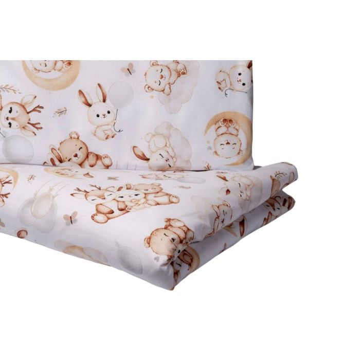 Gultas veļa komplekts šūpulim  80x70cm "Baby deer" 