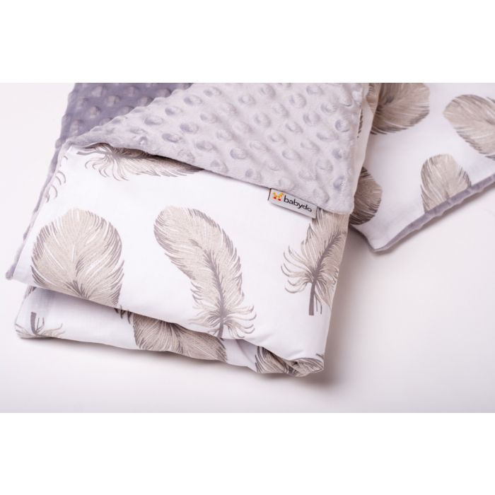 Bērnu gultas veļa ratiem "Feathers"