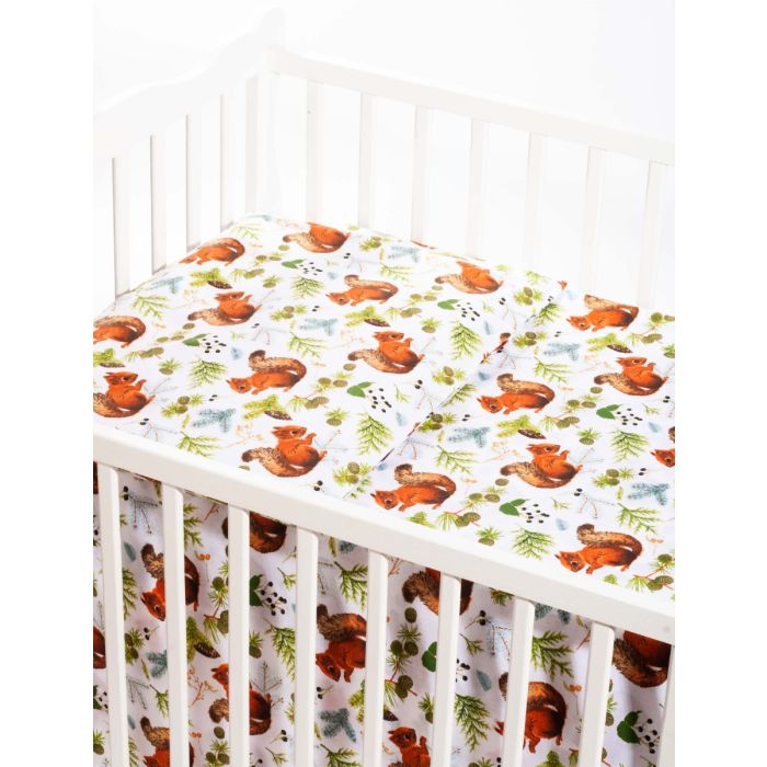 Gultas veļa bērniem 135x100 "Nut lovers"  