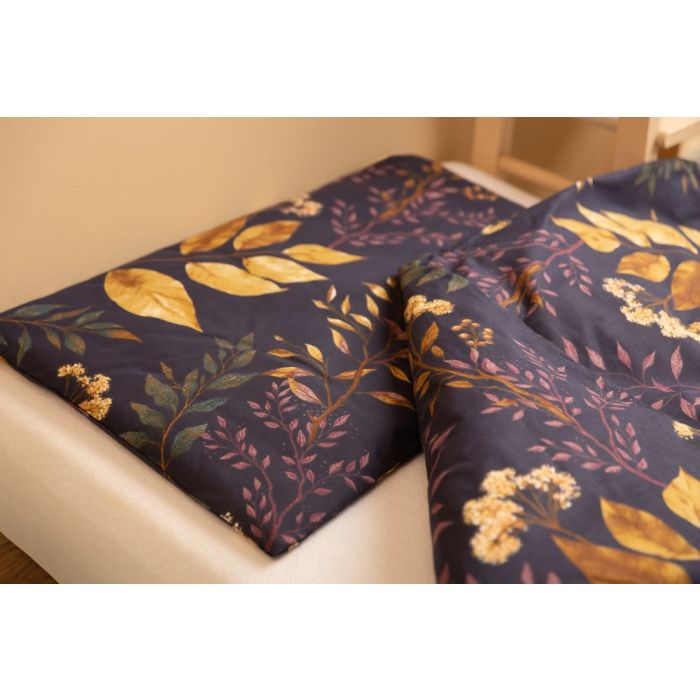 Gultas veļa bērniem 135x100 "Burgundy floral" 