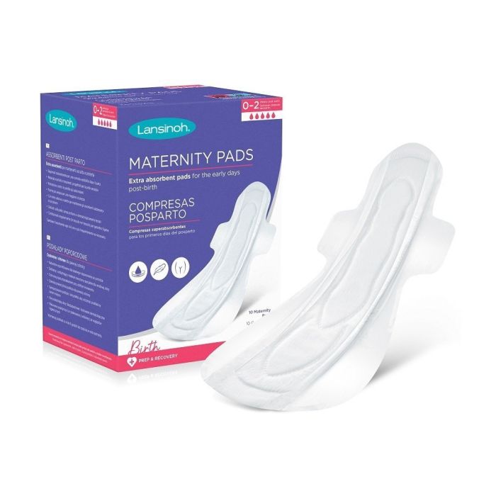 Lansinoh Pēcdzemdību ieliktnīši Maternity pads 10 gab Extra absorbent