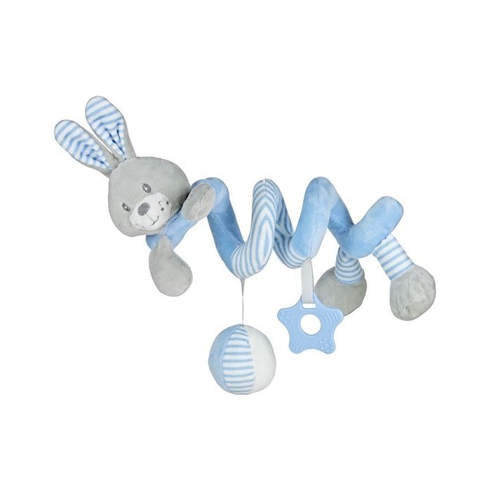 Mīksta rotaļlieta spirāle "Bunny" zils
