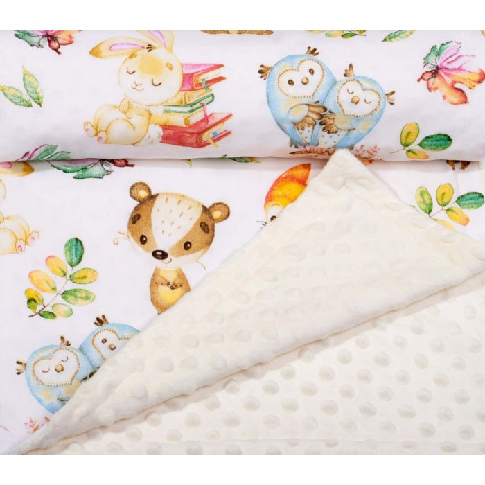 Bērnu pleds 100x75cm "Companions"  bēšs