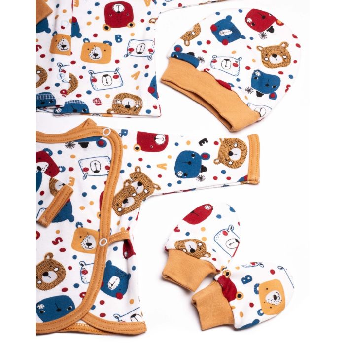 Bērnu komplektiņš no 5 daļam "Teddy beige" 