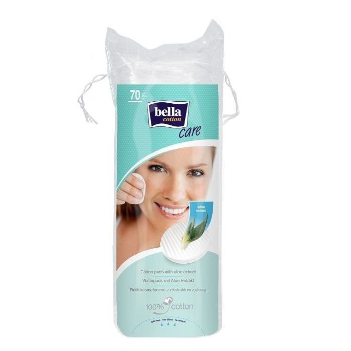 Kosmētiskie vates spilventiņi mazuļiem Bella Coton "Aloe" 70gb