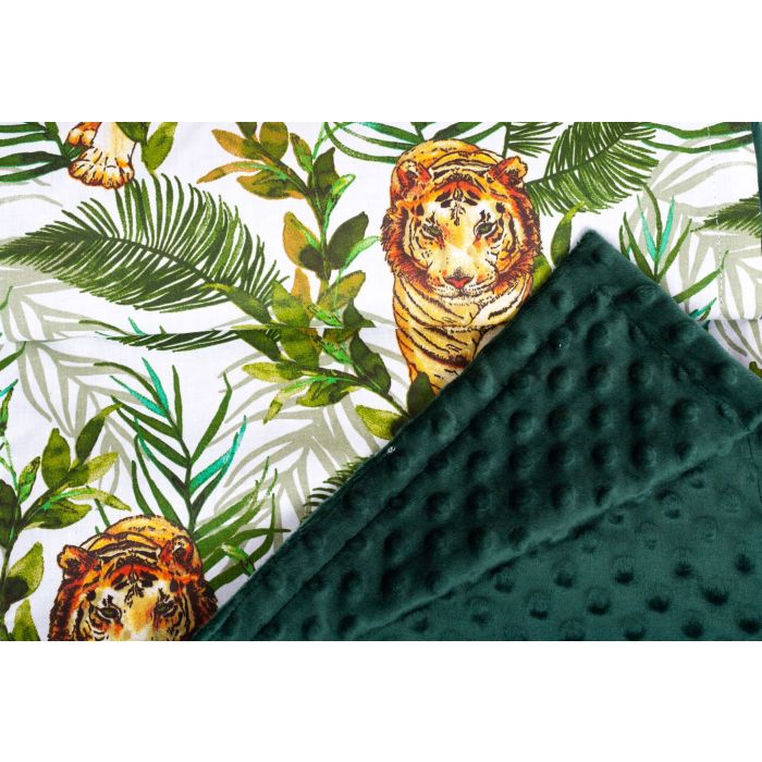 Bērnu pleds 100x75cm "Tiger" zaļš 