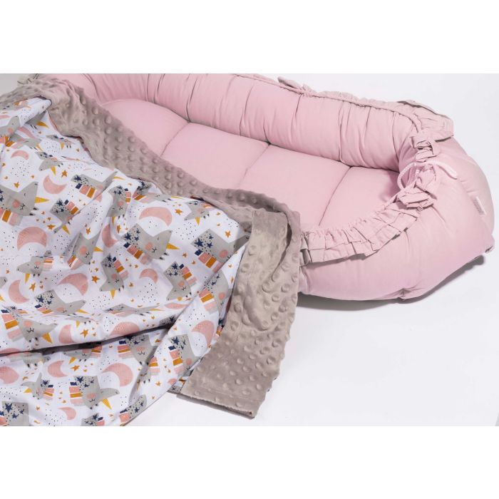 Bērnu pleds "Desert flame" 100x75cm pelēks