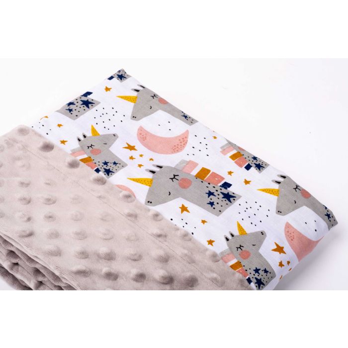 Bērnu pleds "Desert flame" 100x75cm pelēks