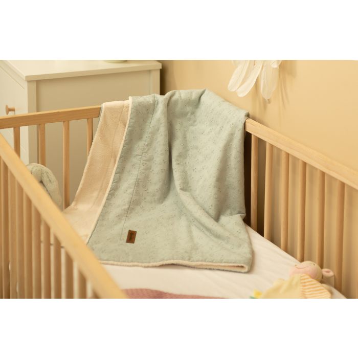 Bērnu pleds "SIlky ornament" 100x80 cm mint