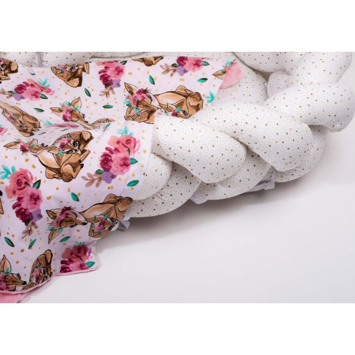 Bērnu pleds 100x75cm "Lady mama" rozā