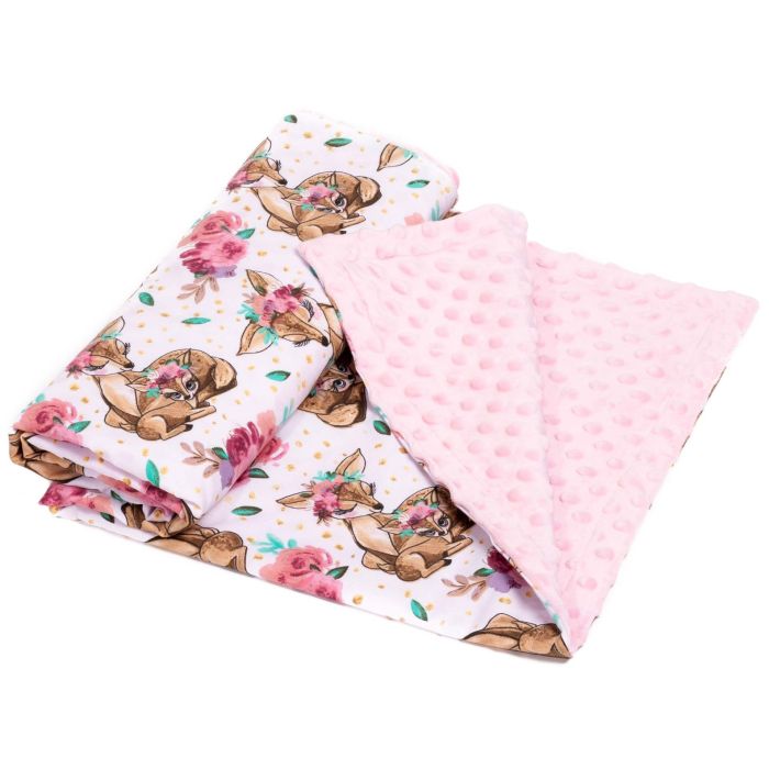 Bērnu pleds 100x75cm "Lady mama" rozā