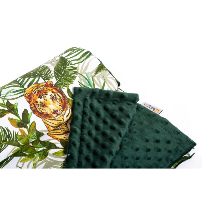 Bērnu pleds 100x75cm "Tiger" zaļš 