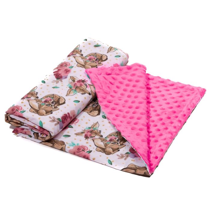 Bērnu pleds 100x75cm "Lady mama" rozā