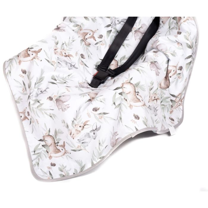  Sedziņa / konverts autokrēsliņām  "Deer" 80x80 cm