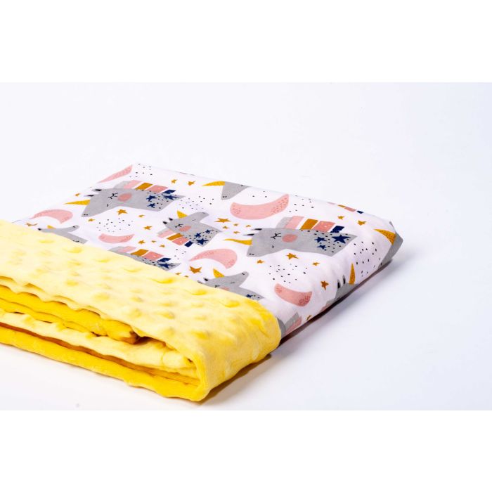 Bērnu pleds "Desert flame" 100x75cm dzeltens