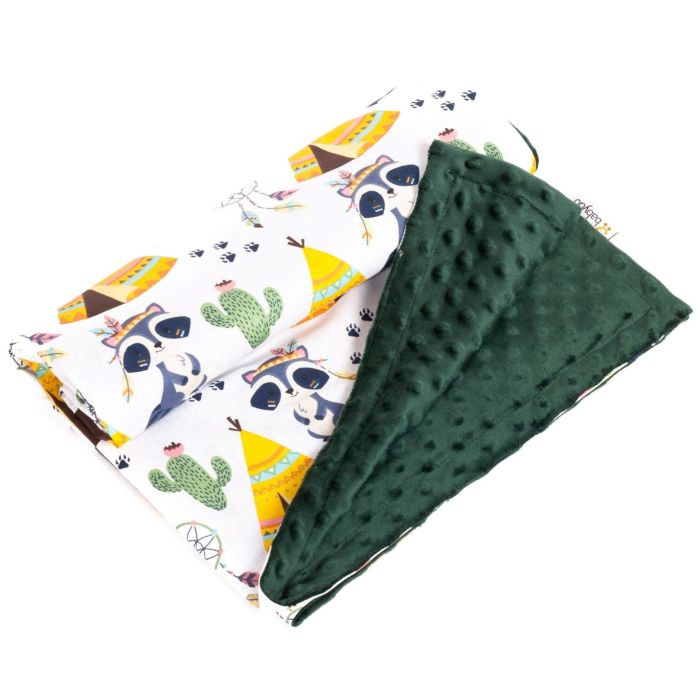 Pledas kūdikiui "Indiana" 100x75cm  žalias