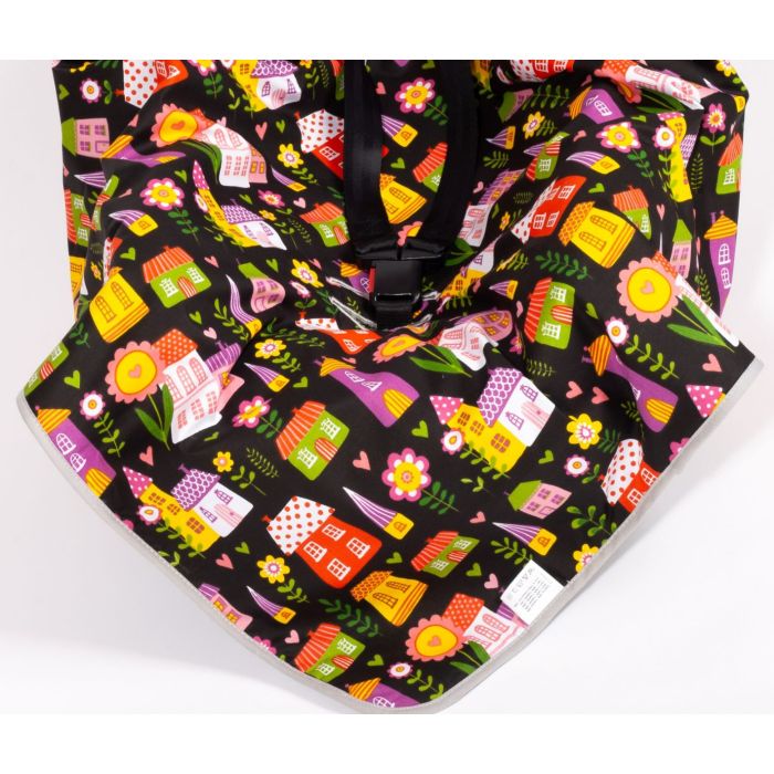  Sedziņa / konverts autokrēsliņām "HOME SWEET HOME" 80x80 cm