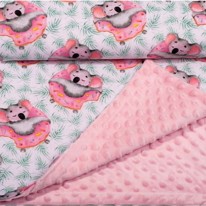 Bērnu pleds 100x75cm "Dolce Vita"  rozā