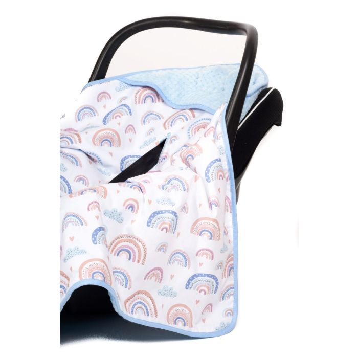  Sedziņa / konverts autokrēsliņām "Rainbows" 80x80 cm