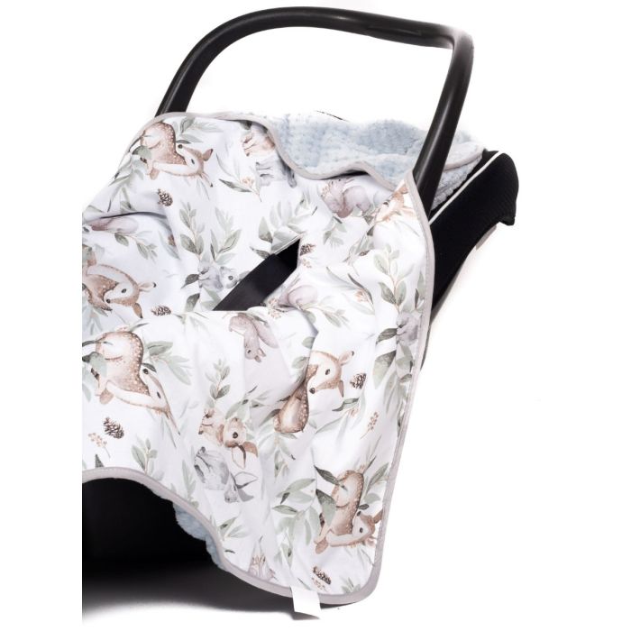  Sedziņa / konverts autokrēsliņām  "Deer" 80x80 cm