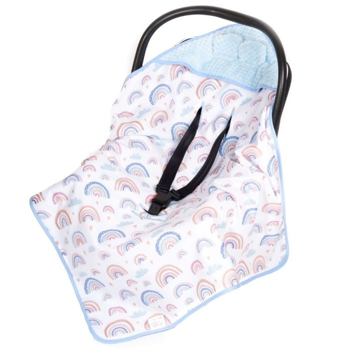  Sedziņa / konverts autokrēsliņām "Rainbows" 80x80 cm