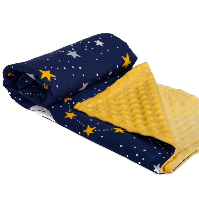 Bērnu pleds "Universe" 100x75cm  dzeltens