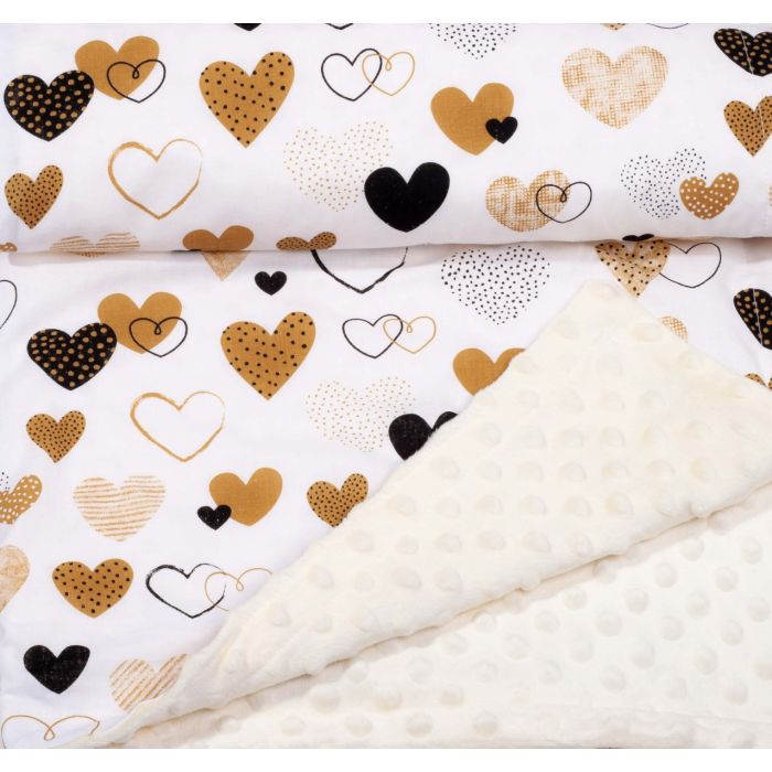 Bērnu pleds 100x75cm "My love"  bēšs
