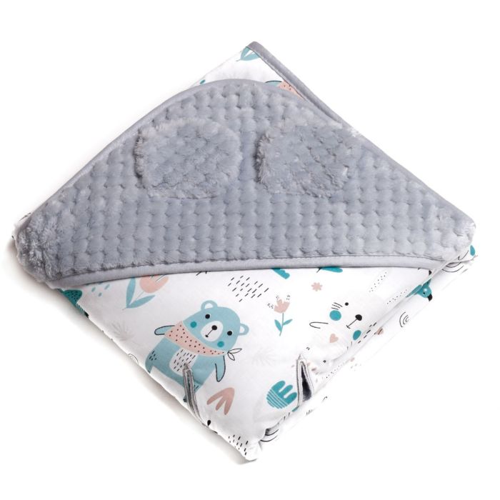 Autosēdeklīša guļammaiss "Forest" 80x80 cm pelēks