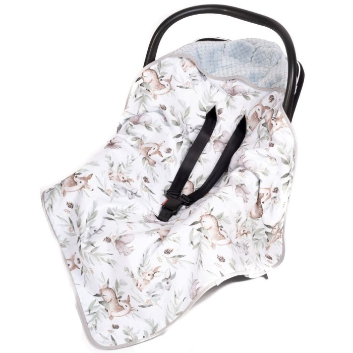  Sedziņa / konverts autokrēsliņām  "Deer" 80x80 cm