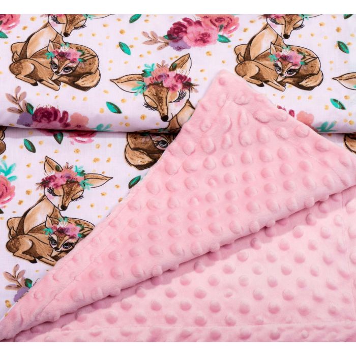Bērnu pleds 100x75cm "Lady mama" rozā