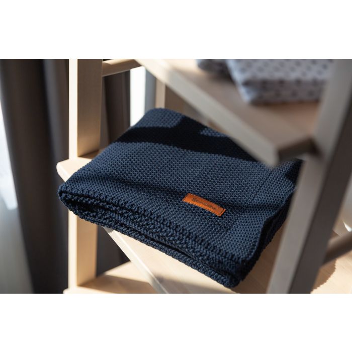 Megztas pledukas kūdikiui "Mama" iš medvilnės 100x80